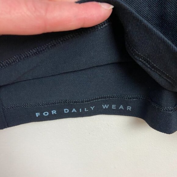 NEW Mack Weldon Silver Pique Polo Shirt True Black Size XL Short Sleeves Collar - Picture 6 of 8